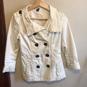 H&M Canvas 3/4 inch sleeve jacket
